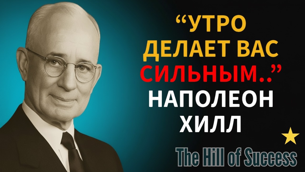 Начни утро правильно — и жизнь изменится | Наполеон Хилл