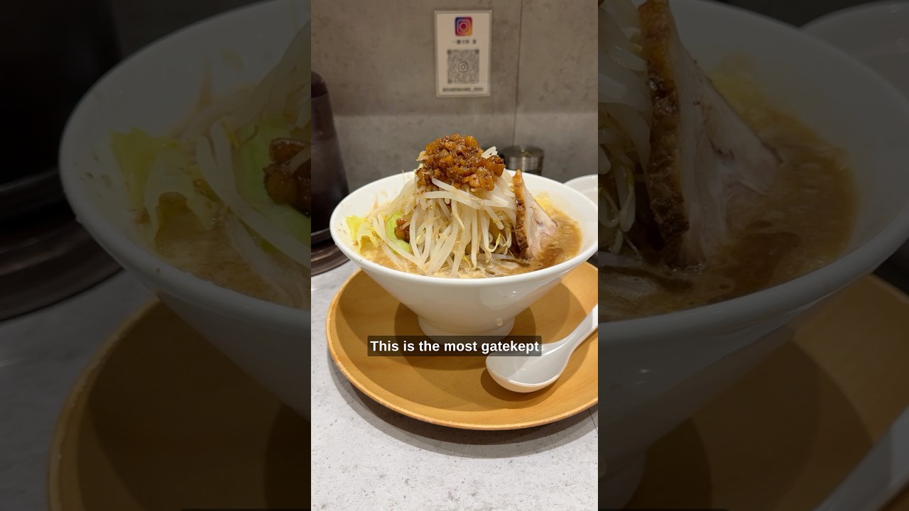 I normally hate filming this type of ramen