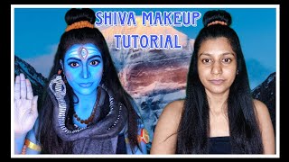 Lord shiva makeup tutorial step by step 🙏🙏🙏🔥🔥🔥#makeup #makeuptutorial #shiv