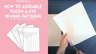 || How to Assemble Non-layered Tooth & Eye PDF Sewing Patterns by Tooth & Eye 1,859 views 3 years ago 3 minutes, 48 seconds