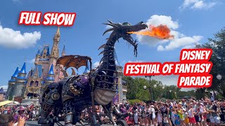 Disney Festival of Fantasy Parade at Magic Kingdom FULL SHOW