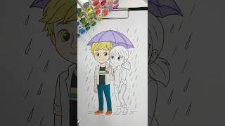 Coloring Miraculous Girl Rainy Day ☔ #miraculousgirl #coloring #coloringtime #markers #kidsart Wealth