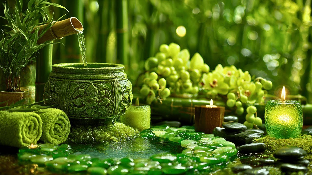 Tranquil Spa Sleep Music 🌿 Soft Piano & Water Sounds for Deep Rest, Relaxation & Stress Healing