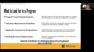 Grad School 101: Graduate Program Search