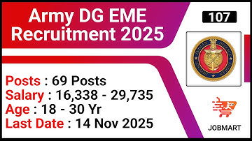 Government Group C Job Vacancy 2025 | Army DG EME Recruitment 2025 | LDC Clerk Jobs