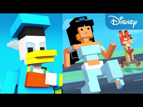 Прохождение DISNEY CROSSY ROAD - ДЛЯ ФАНОВ ДИСНЕЕВСКИХ МУЛЬТФИЛЬМОВ