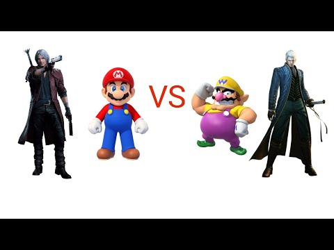 ムゲンマリオ/ダンテ vs ワリオ/バージル