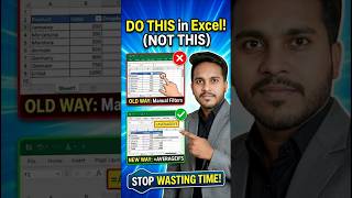 Stop Wasting Time in Excel! Use AVERAGEIFS 🤯 | Excel formulas for job interview #shorts #excel