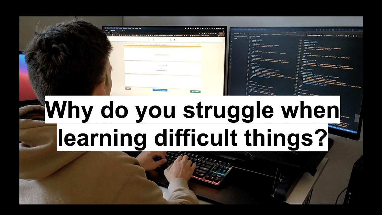 Why do you struggle when learning difficult things? - Cognitive Load Theory - Language Learning