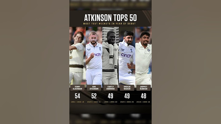 Gus Atkinson, who debuted in July, finishes with 52 wickets in 2024 🙌#trandingshorts #bgt2024