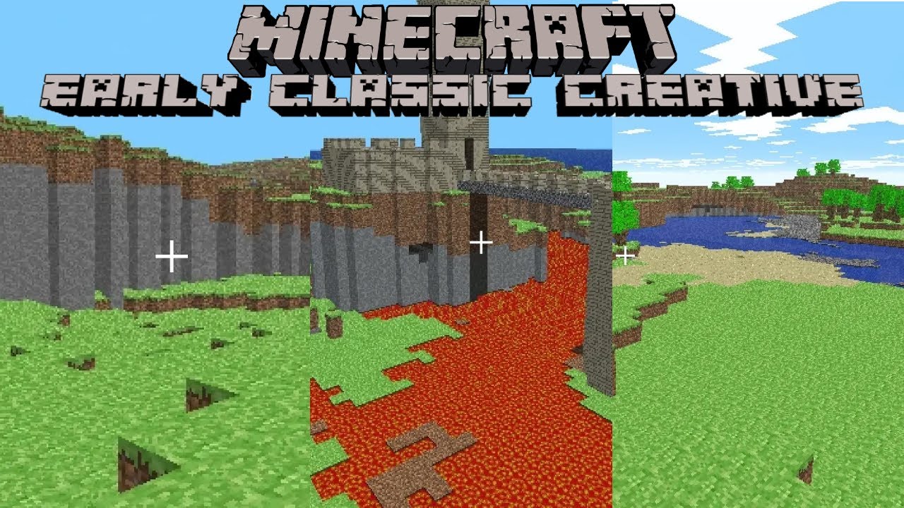Minecraft Early Classic Creative Gameplay! 