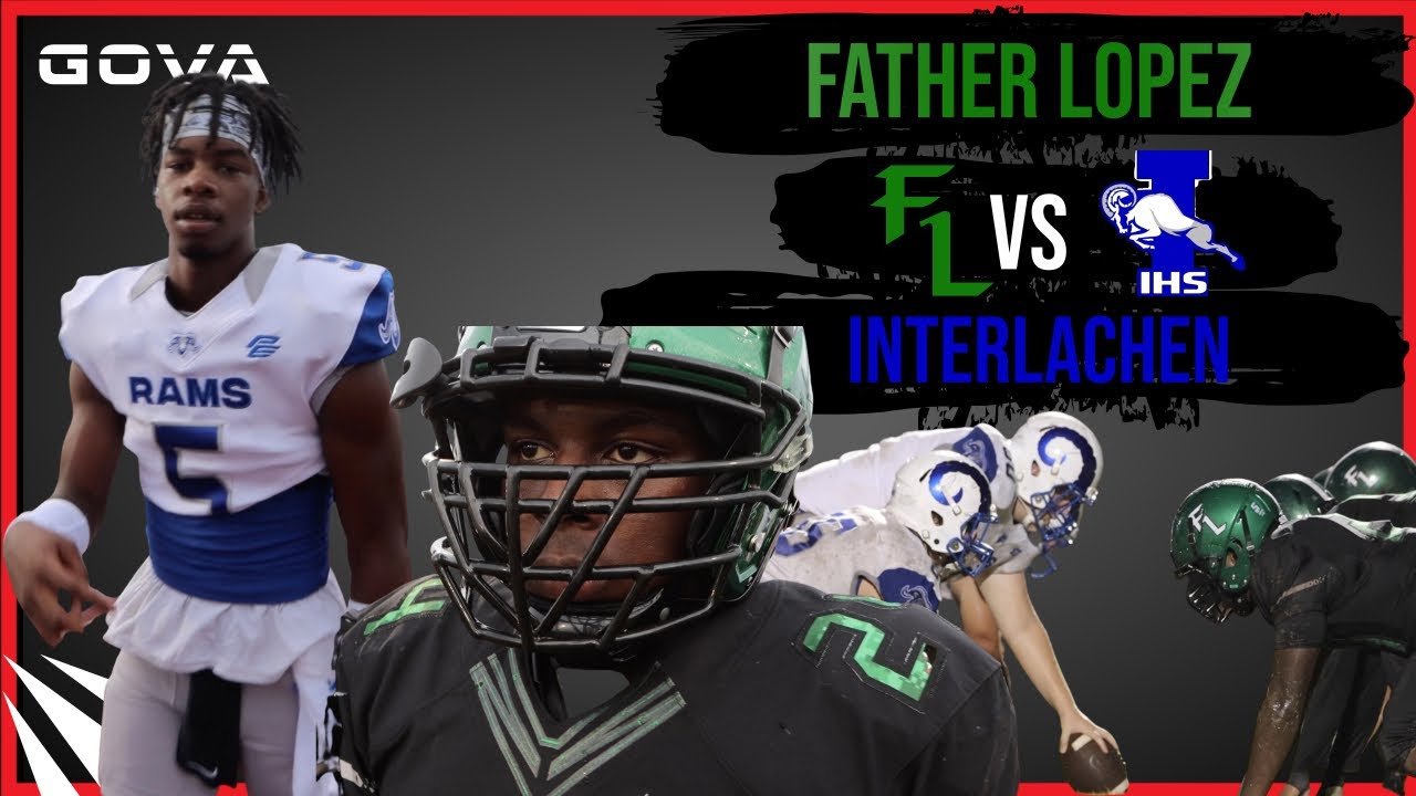 Interlachen Rams RAIN! - Interlachen Rams vs Father Lopez Green Wave - YouTube