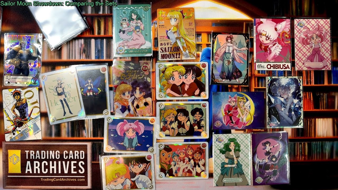⛵️🌝 Sailor Moon Pack War! Two different trading card sets