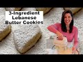 3 Ingredient Lebanese Butter Cookies 3 Ingredient Lebanese Butter Cookies