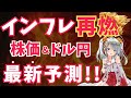 インフレ再燃!!今後の株価とドル円はどうなる!?