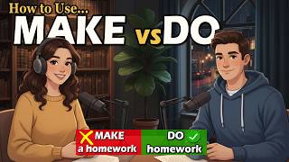 How to Use “MAKE vs DO” in English | Real Life Examples | English Podcast for Beginners
