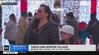 Santa Ana Winter Village | Shameless Weekend Weather Plug