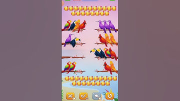 short bird level 44 #viral #games #birdsort #gamer