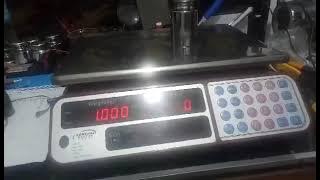 calibration of general master price computing scale