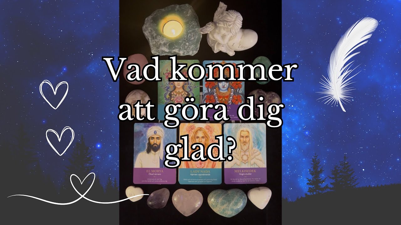 Vad kommer att göra dig glad? 😊😁🤪TAROT ✨PICK A CARD ✨