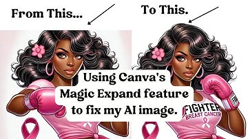Using Canva Magic Expand