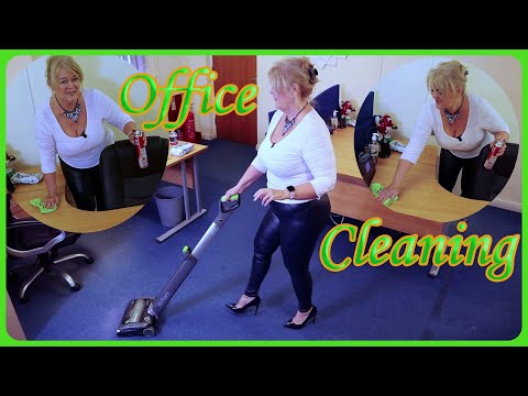 Cleaning The Office in Leather & Stilettos