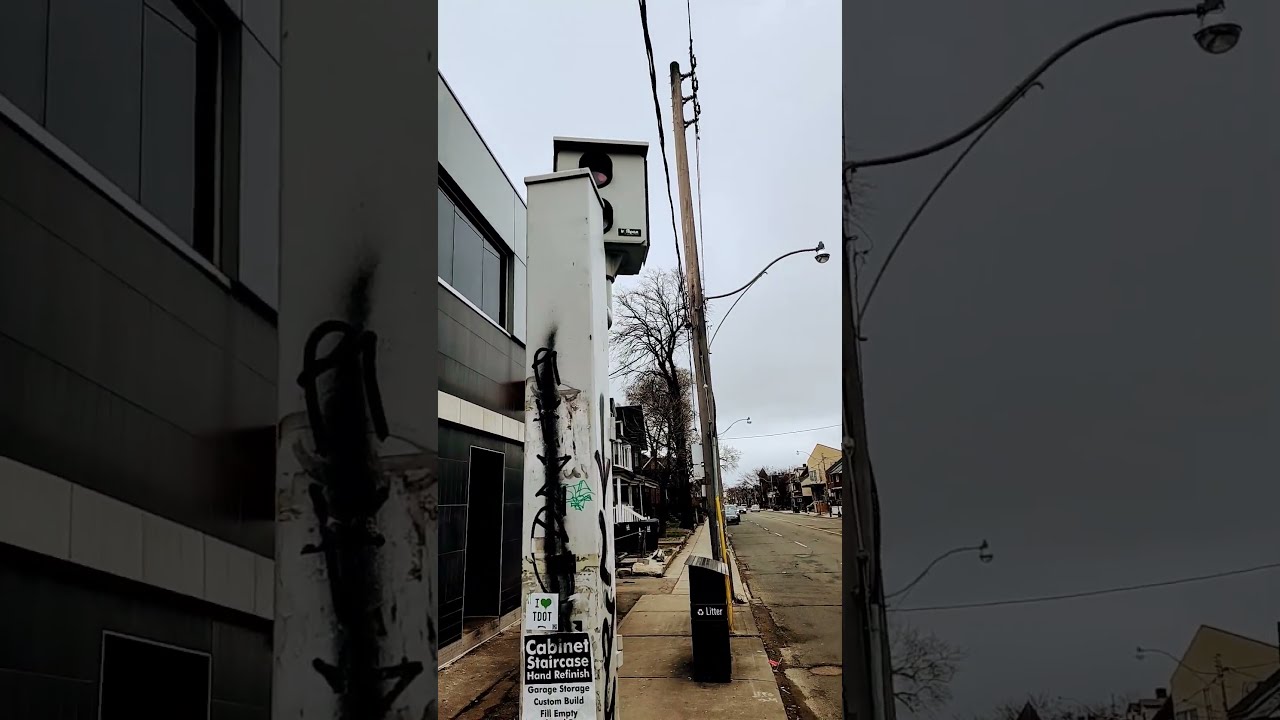Car Speed Traffic Camera Toronto Ontario Canada