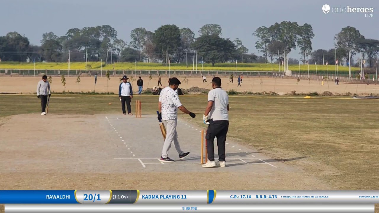 Kadma playing 11 vs Rawaldhi live cricket match | ch.sube Singh memorial cup Dohka hariya live - ch