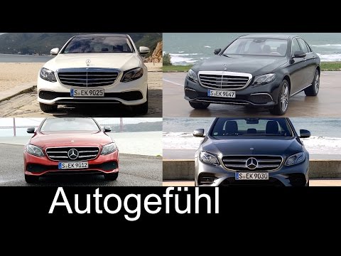 Mercedes E-Class Exterior/Interior Trims Colours Avantgarde Exclusive E-Klasse E300 E350e E400 E220d
