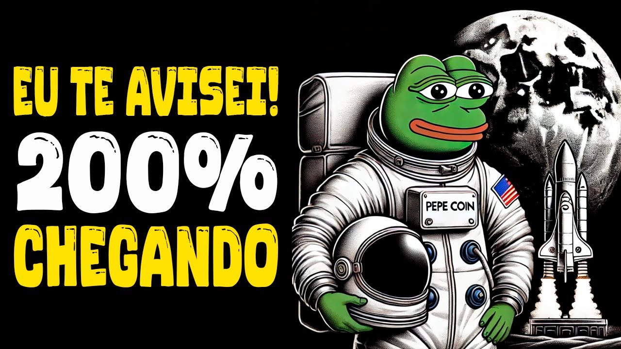 CRIPTOMOEDA PEPE VALORIZOU + DE 30000% E PODE DISPARAR 200% EM BREVE!