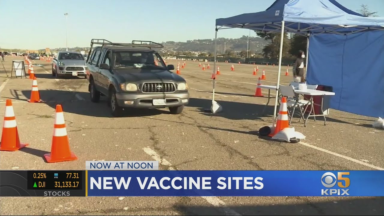 New Bay Area Vaccine Sites Are Rolled Out - YouTube