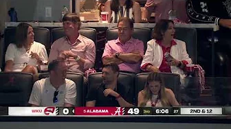Nick Saban in attendance for Alabama's season opener as a fan 👀 | ESPN College Football thumbnail