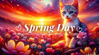 Relaxing Music ( Playlist ) - Relax \/ Study \/ Sleep, Cute  Cat 🐈,Butterfly, Day-63
