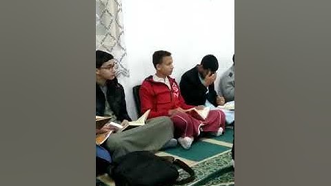 ما تيسر من سورة المرسلات حصة تصحيح التلاوة الطالب مصطفى حمدادو