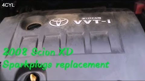 2008 Scion XD sparkplugs & Air filter replacement