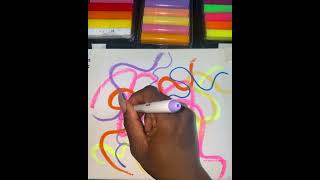Quick Intuitive abstract art &amp; Art Therapy #arttherapy #intuitiveart #abstractart #artmeditation