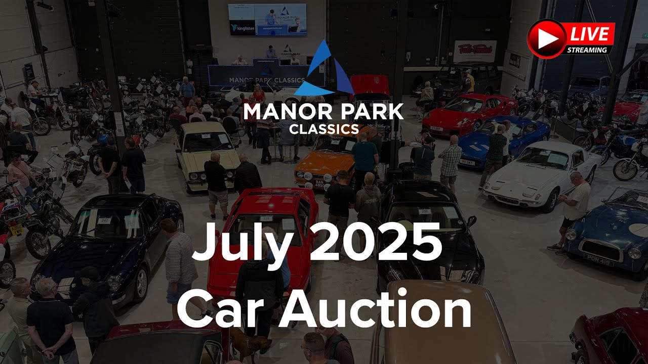 Manor Park Classics - July 2025 Car Auction Live Stream