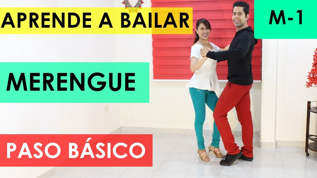COMO BAILAR MERENGUE - PASO BÁSICO - YouTube