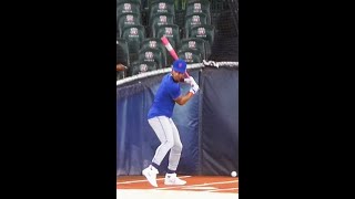 New York Mets batting practice Lindor Alonso Escobar Guillorme Mets vs Astros 22