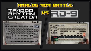 ROLAND TR-1000 Rhythm Creator vs Behringer RD-9 Rhythm Designer-Analog 909 sounds.