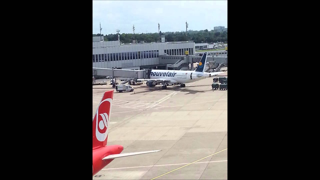 Nouvelair DUS airport Germany (VIDEO + photos)