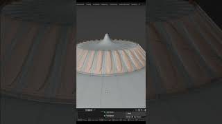 Modeling a UFO in Blender  #blender #blender3d #3d #3dmodeling #3dart #shorts