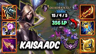 OTP Kaisa vs Xayah ADC ( QUADRAKILL ) Korea Master 356 LP | Patch 26.8