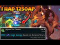 Nidalee has 240 ap ratio on spear in arena you can oneshot with only spear