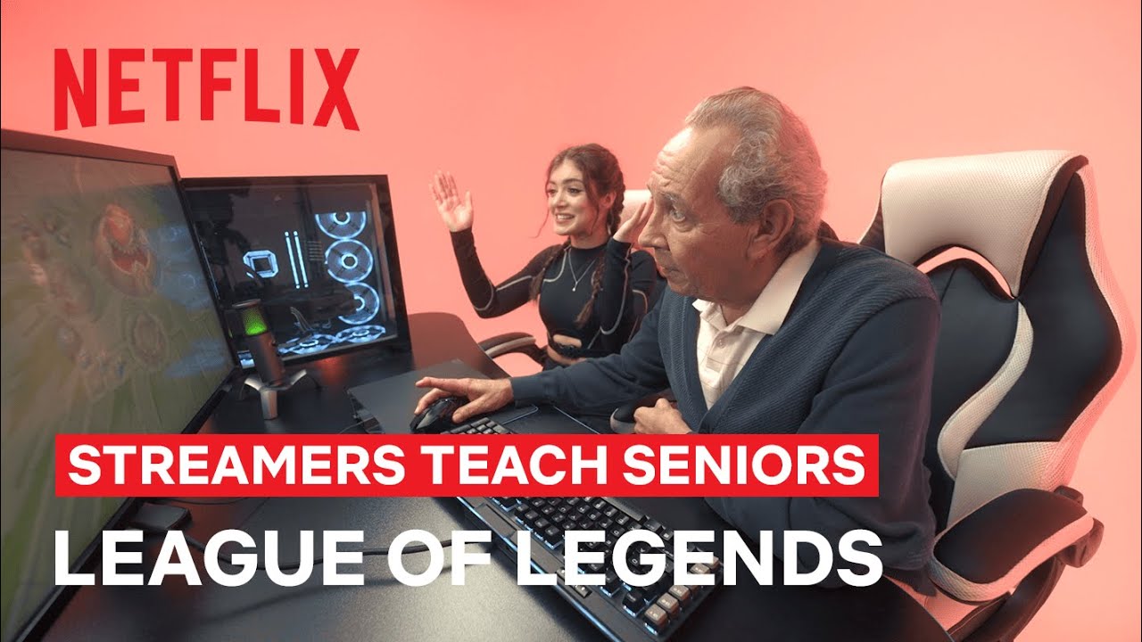 Neace Streamers Teach Seniors League of Legends | Arcane - YouTube