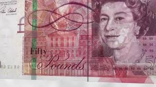 The £50 paper banknote – key security features