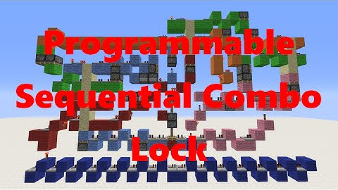 100 Sub Special - Moduler and Expandable Programmable Sequential Combination Lock - Showcase