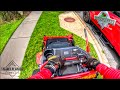 Virtual reality mowing | P.O.V (oddly satisfying video) #savannah #lawncare