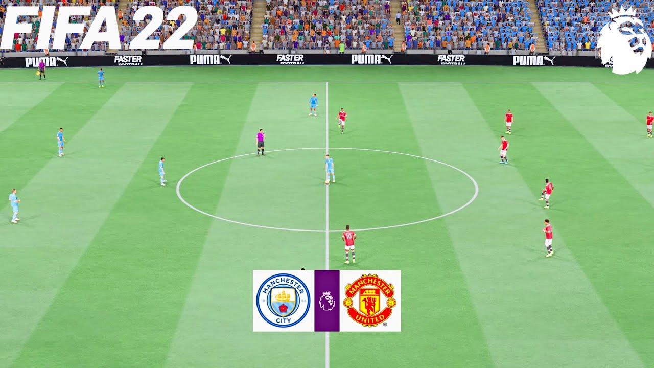 FIFA 22 Manchester City vs Manchester United Premier League 2021/22