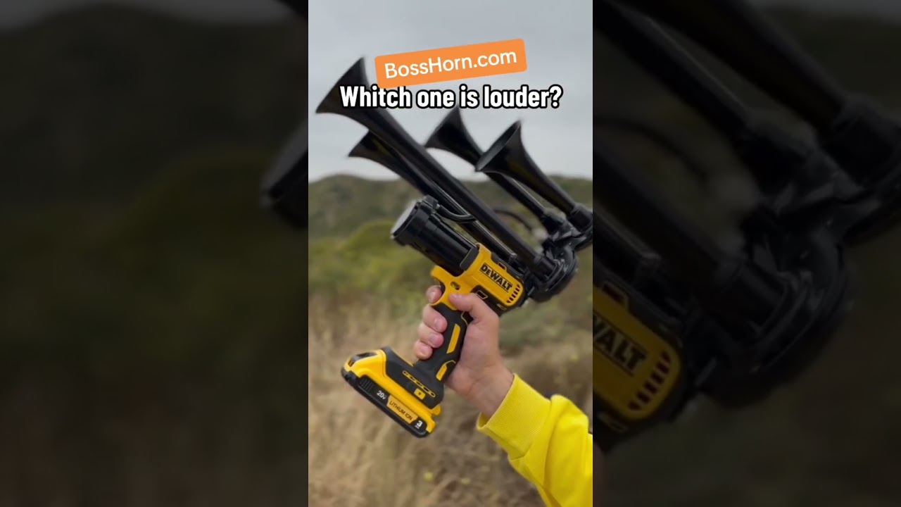 DeWalt Train Horn Sound Test: Is the Quad Overkill? ⚡